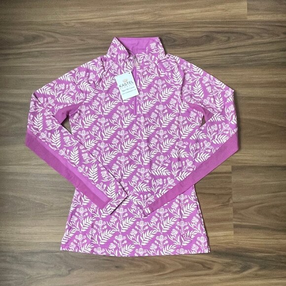 Kastel Denmark Women's Longsleeve Sun Shirt - Rosebud Botanical - XXS - Picture 1 of 4